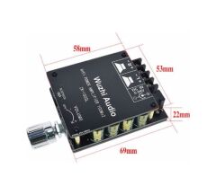 ZK-1002L 2x100W 5.0 Bluetooth Amfi Devresi