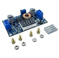 XL4015 75W 5A DC-DC Voltmetre Ekranlı (3 Digits) Voltaj Düşürücü Modül