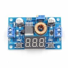 XL4015 75W 5A DC-DC Voltmetre Ekranlı (3 Digits) Voltaj Düşürücü Modül