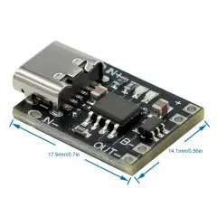 TP4056 Type-C 3.7V Mini Şarj Devresi Korumalı Mod