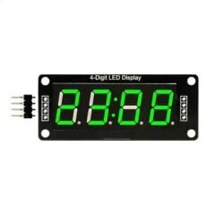 TM1637 4 Digit Led Display Saat Modülü - Yeşil
