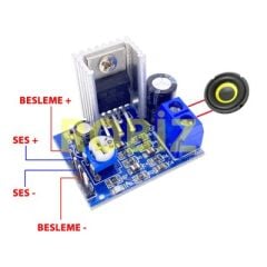 TDA2030 Ses Amplifikatör Devresi Amfi Modülü