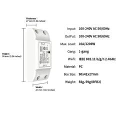 Sonoff - Wifi Akıllı Ev Röle Kartı
