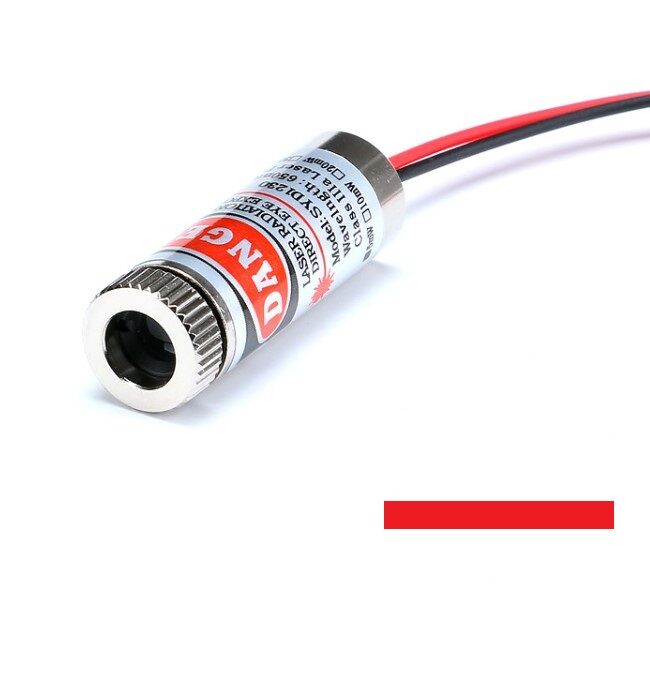 12mm 650nm 5mw Kırmızı Çizgi Kafalı Lazer