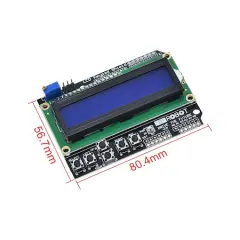 16x2 LCD Ekran ve Tuş Takım 1602 LCD Keypad Shield