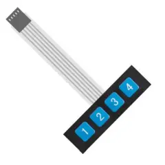 1x4 Membran Tuş Takımı - Keypad