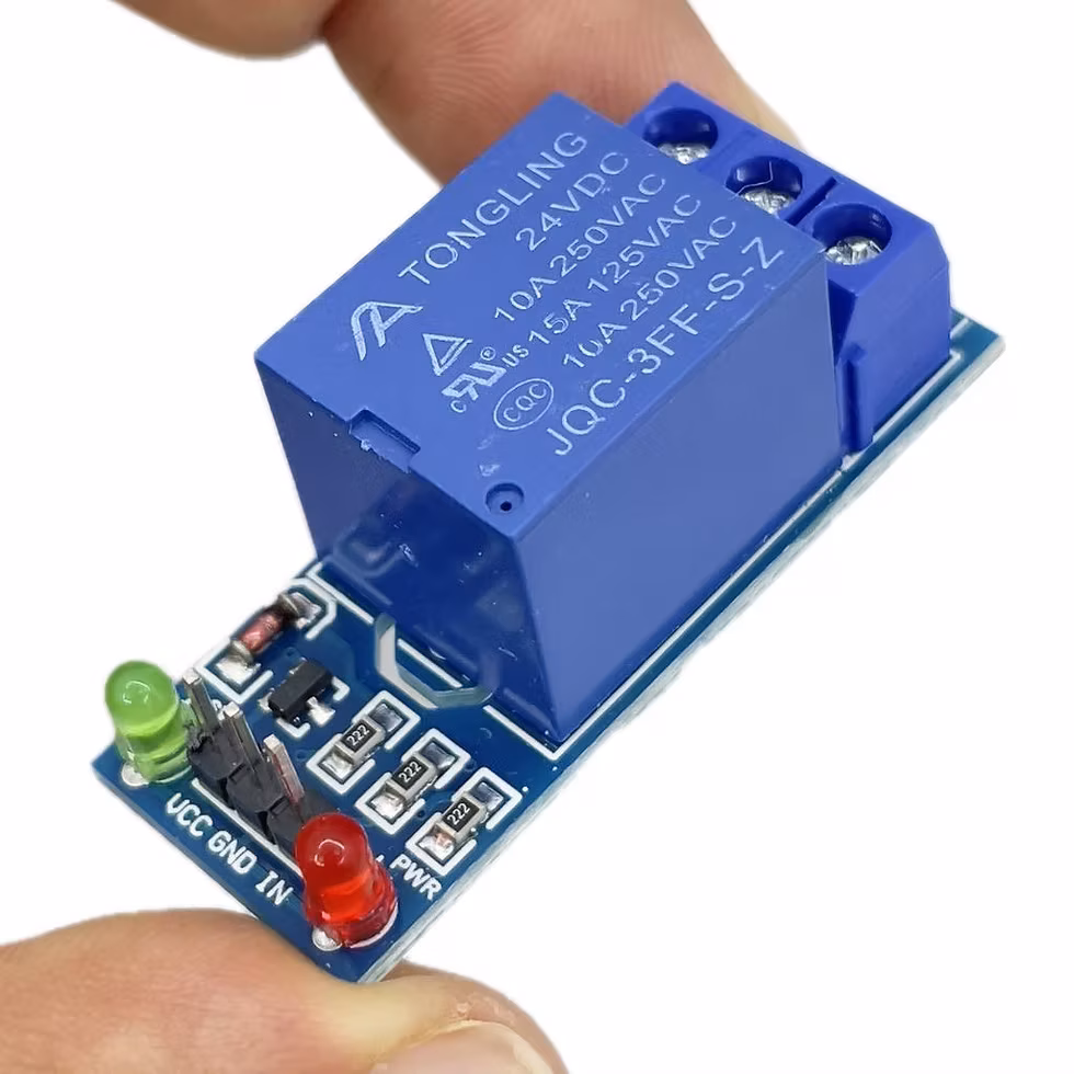 24V Tek Kanal Röle Kartı Modülü