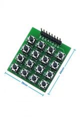 4x4 Matrix Tuş Takımı Keypad 16 Butonlu