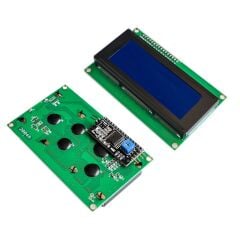 4x20 Mavi LCD Ekran I2C Bağlantılı 20x4 Display Blue