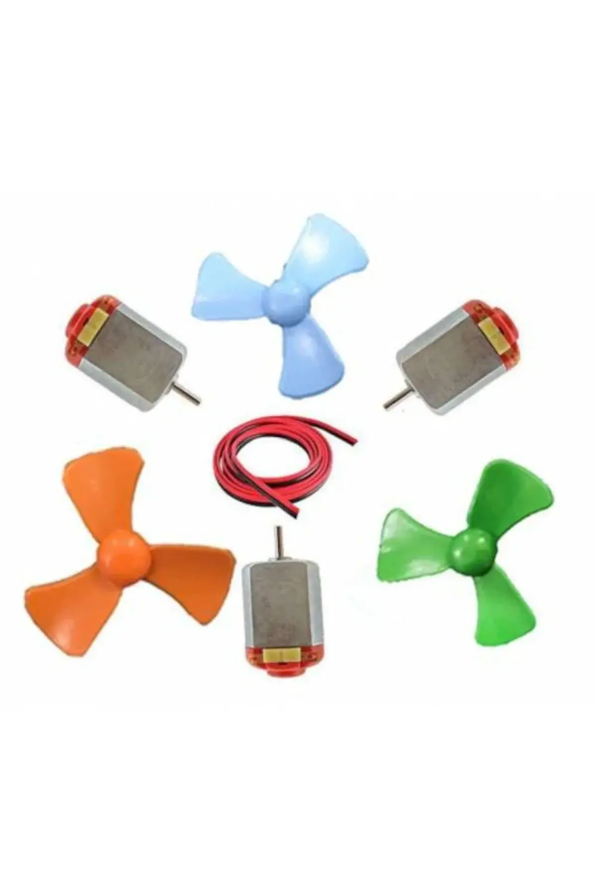 Oyuncak Motoru ve Pervane 3V-9V DC Motor Pervane Seti