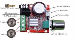 PAM8610 2x15W D Sınıfı Stereo Amplifikatör Devresi Modülü