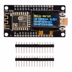 NodeMCU ESP8266 0.96 Inch OLED Wifi Geliştirme Kartı Type-C