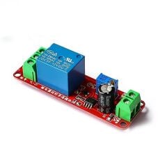 NE555 12V İletim Gecikmeli Zaman Ayarlı Röle Modülü