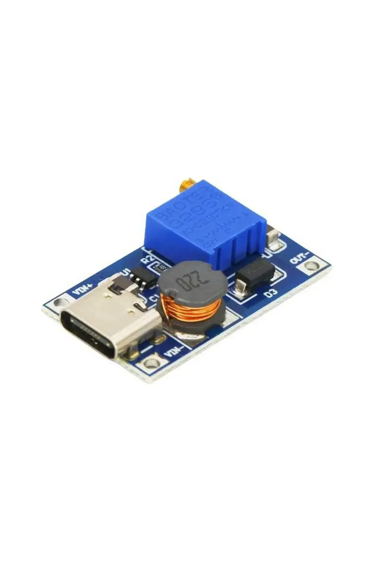 MT3608 2A Dc-Dc Güç Modülü Type-C Çıkışlı