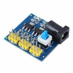 5V 3.3V - 2 Çıkışlı Voltaj Düşürücü Güç Kaynağı Modülü Giriş 12V