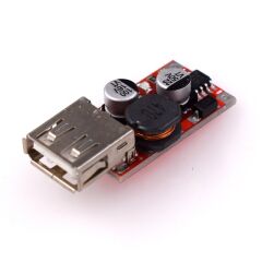 6-24V Giriş - 5V 3A Çıkış DC-DC USB Gerilim Azaltıcı Modül %97.5 Verimlilik