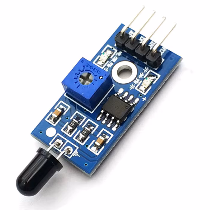 Kızılötesi Ateş Alev Algılama Sensör Modülü 4 Pin