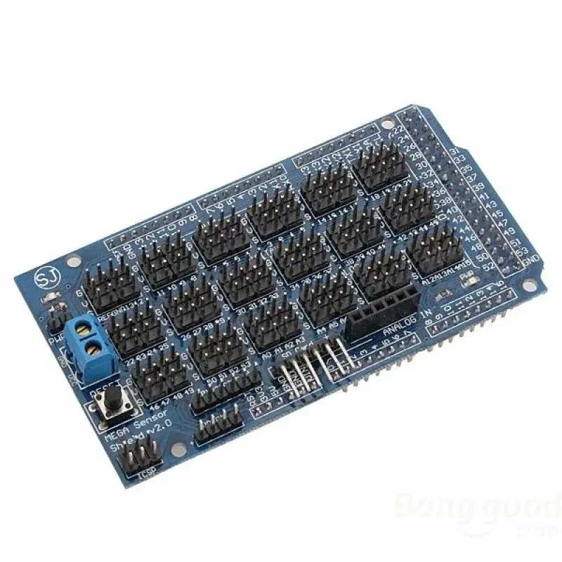 Arduino MEGA 2560 R3 Sensör Shield V2 IO Genişletme