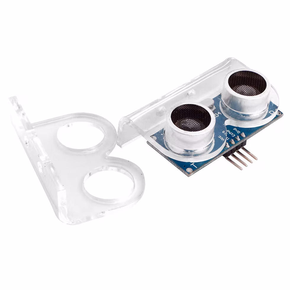 HC-SR04 Ultrasonik Mesafe Sensörü Tutucu Şeffaf