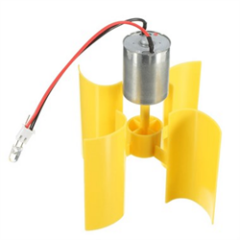 Dikey Eksenli Rüzgar Türbini - DIY DC Motor Türbin