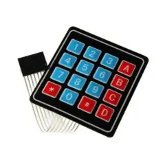 Arduino PIC ARM 4x4 Membran Tuş Takımı Keypad