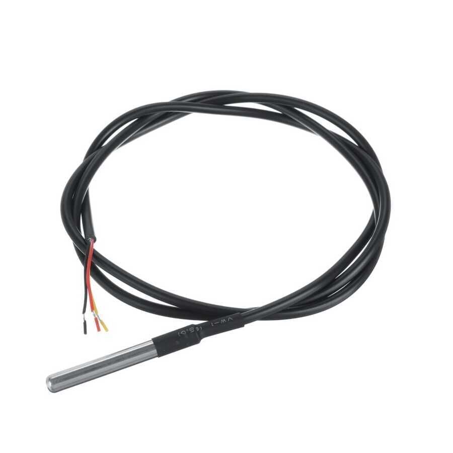 DS18B20 Su Geçirmez Sıcaklık Sensörü 1 Metre