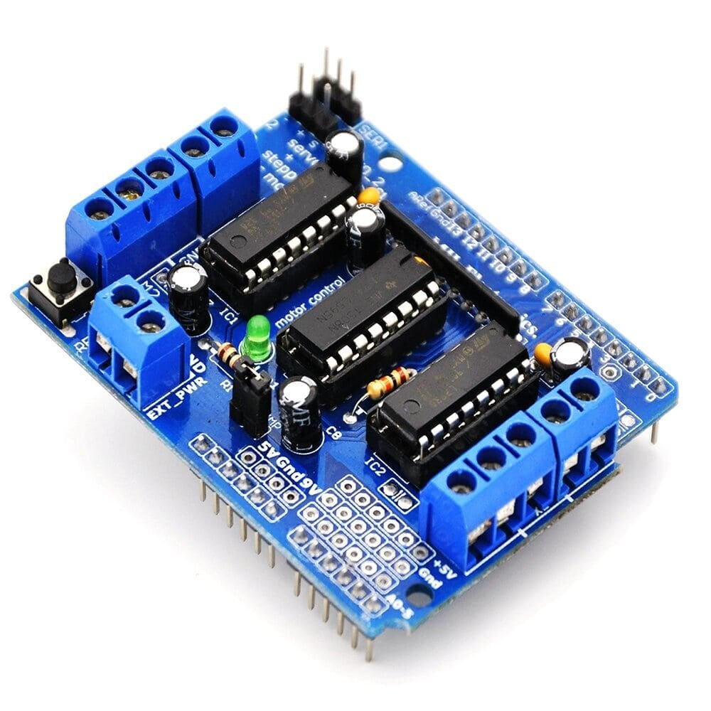 Arduino L293D Shield Step Servo Motor Sürücü
