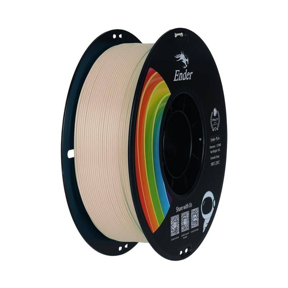 Creality Ender PLA+ Bej Filament 1.75mm 1Kg Güçlü ve Pürüzsüz Baskı