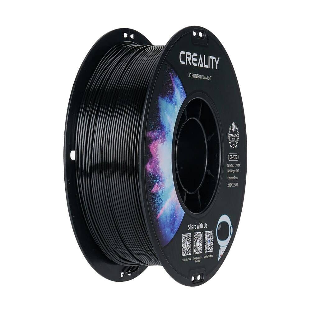 Creality CR-PETG Siyah Filament 1.75mm 1Kg 3D Yazıcı PETG Filament