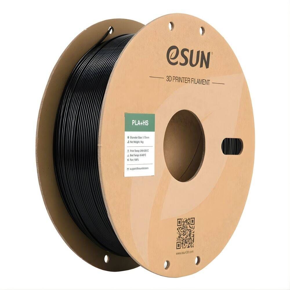 eSun PLA-HS Filament Siyah 1.75mm 1Kg High Speed 3D Yazıcı Filament