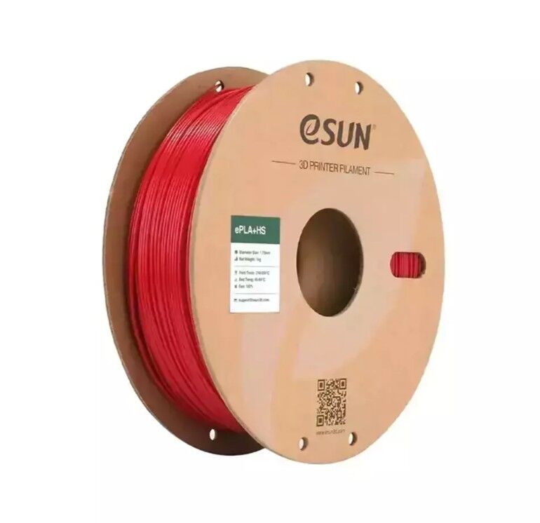 eSun PLA-HS Filament Kırmızı 1.75mm 1Kg High Speed 3D Yazıcı Filament