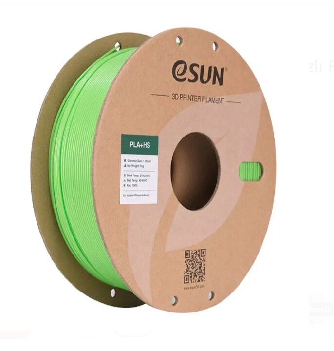 eSun PLA-HS Filament Zirve Yeşili 1.75mm 1Kg High Speed 3D Yazıcı Filament